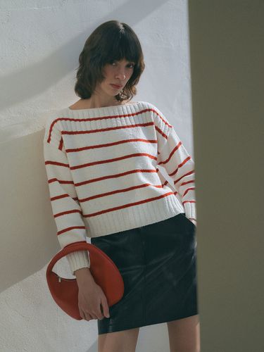 Stripe Crop Knit_2 Color - Lemme - Modalova