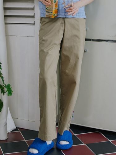 Fourseasons Wide Cotton Pants () - MANONTE - Modalova