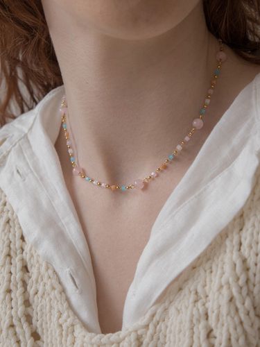 Pastel Sugar Candy Ball Chain Necklace - MERRYMOTIVE - Modalova