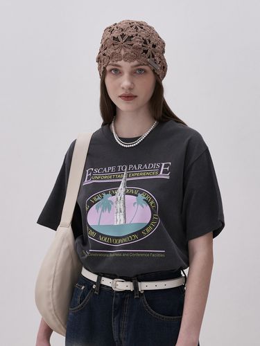 Paradise T-shirt _ Charcoal - ELLIOTI - Modalova