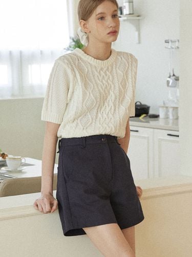 Martin Cotton Shorts_Navy - NONLOCAL - Modalova