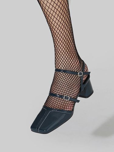 Oblique Square Slingback Mule_ - february second - Modalova