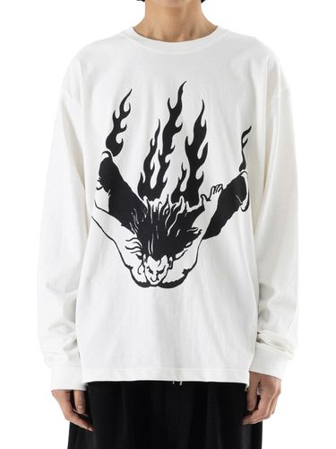 Dive Long Sleeve T-Shirt _ White - MASSNOUN - Modalova