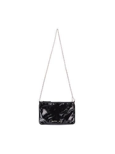 Glossy Leather Clutch Bag_Black - Matin Kim - Modalova