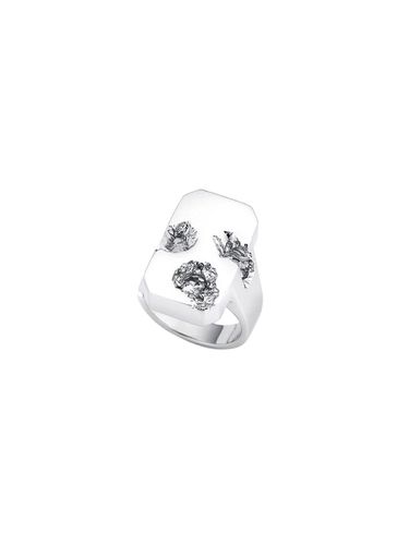 No.306 Square Meteor Ring_Silver - SENTIMENTS - Modalova