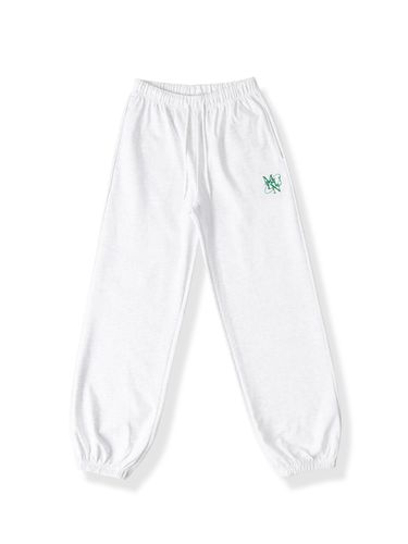 Cool Cotton Embroidered Joggers - mellurbane - Modalova