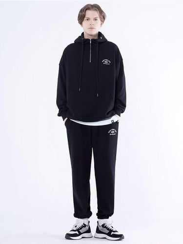 CLUB IVY 1/4 Zip Hoodie Jogger Set - GHOST REPUBLIC - Modalova