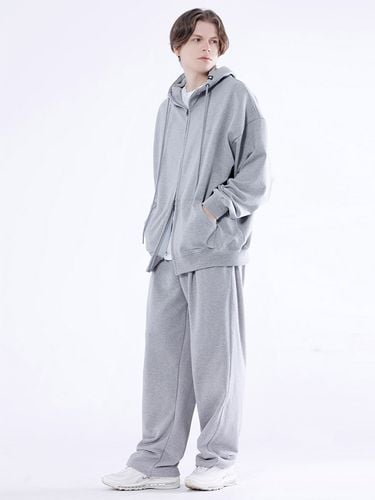 NOWHERE Authentic Oversized Zip Up Hoodie Pant Set - GHOST REPUBLIC - Modalova