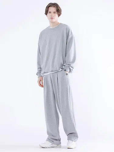 NOWHERE Authentic Oversized Sweatshirt Pant Set - GHOST REPUBLIC - Modalova