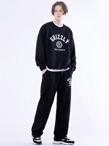 GRIZZLY Club Oversized Sweatshirt Pant Set - GHOST REPUBLIC - Modalova