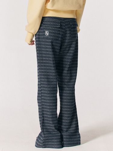 Waffle Bootcut Pants_Dark Blue - ROCCI ROCCI - Modalova