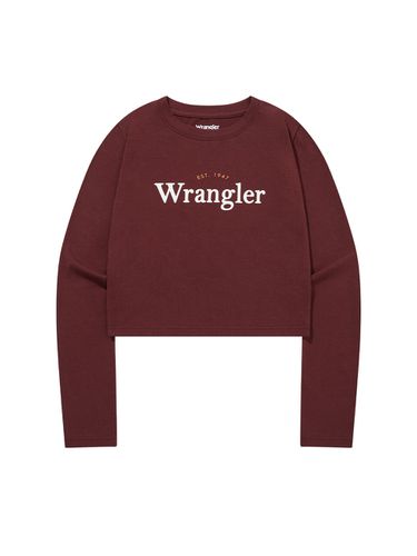 Slim Typo Long Sleeve T-Shirt _ - Wrangler - Modalova