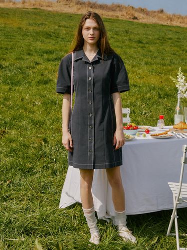 Moby Dick Dress_Navy - OSTKAKA - Modalova