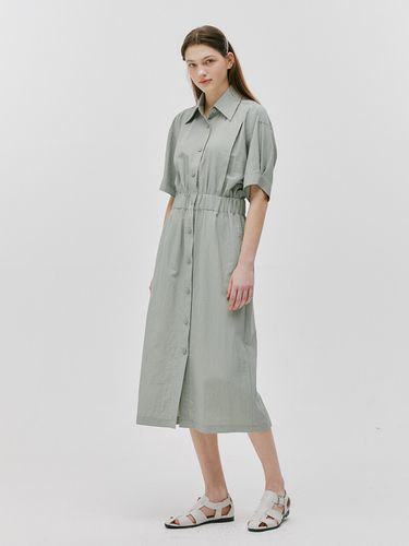 Tina Shirt Dress_Light Khaki - OSTKAKA - Modalova