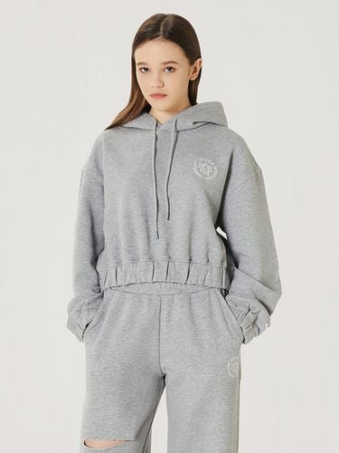 Cropped Logo Set-Up Hoodie_Grey - MARKM - Modalova