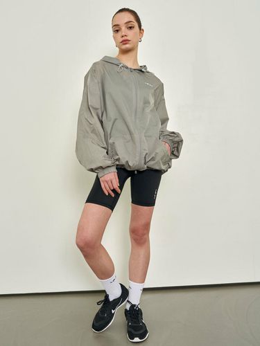 Oversized Windbreaker_Gray - INJIACTIVE - Modalova