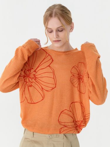 Arid Flower Knit Pullover - MARTINPLAN - Modalova