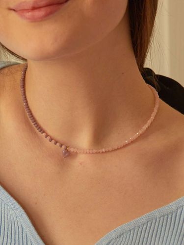 Petite Coeur Necklace _ Purple - L’OMBRILLANT - Modalova