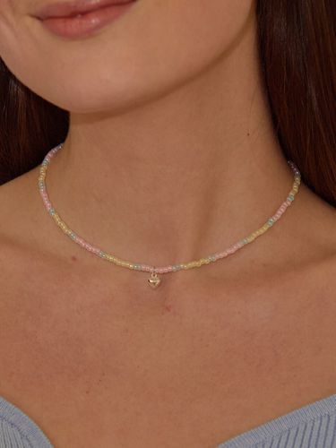 Petite Coeur Pastel Necklace - L’OMBRILLANT - Modalova