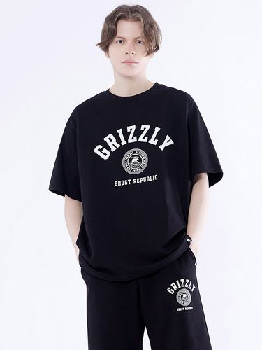 GRIZZLY Club Oversized Short Sleeves T-Shirt - GHOST REPUBLIC - Modalova