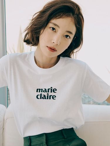 Logo Printed T-shirt (MODBTS12M4) - marieclaire - Modalova