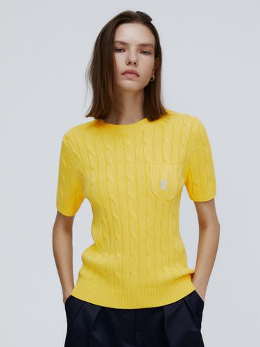 Cable Round Logo Pull Over - marieclaire - Modalova