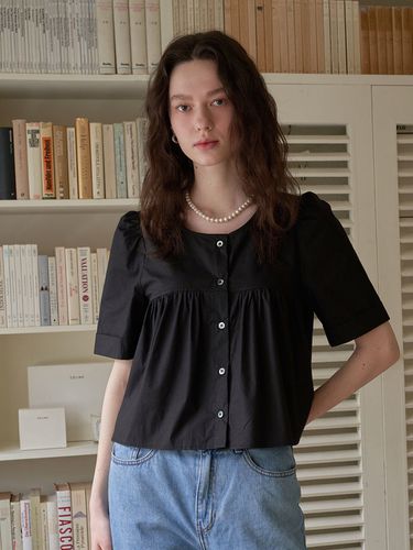 River Blouse - Black - AMOUR - Modalova