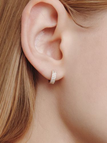 Brilliant Pave One Touch Earring #LSE76 - LUNNE - Modalova