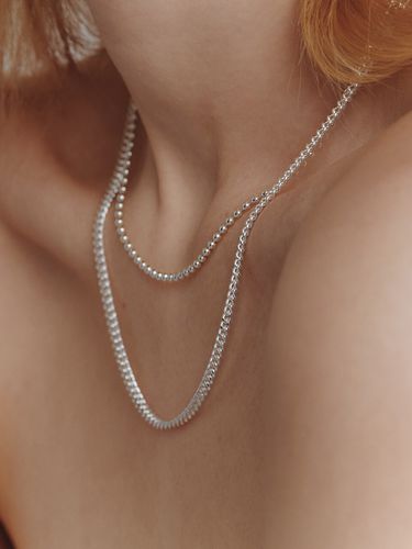 Curve Chain Necklace #LSN40 - LUNNE - Modalova