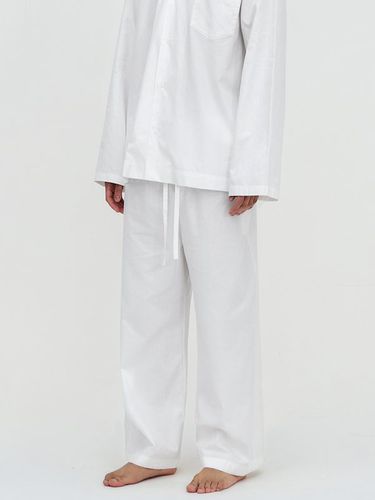 Stay Pajamas Pant - True White - lazyz - Modalova