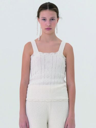 Via Phoebe Sleeveless Sweater_White - VIA PLAIN - Modalova