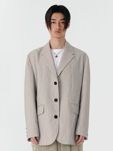 Set-up)Herringbone 3 Button Over Blazer [] - MARTINPLAN - Modalova