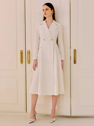 Fiona Tailored A-line Flare Dress _2 Colors - S BLANC - Modalova