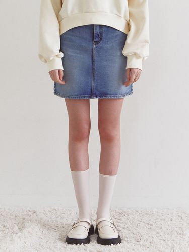 Mini Denim Skirt - ZEROSTREET - Modalova