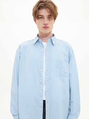 Washable Oversized Shirt (Blue) - Trip LE Sens - Modalova