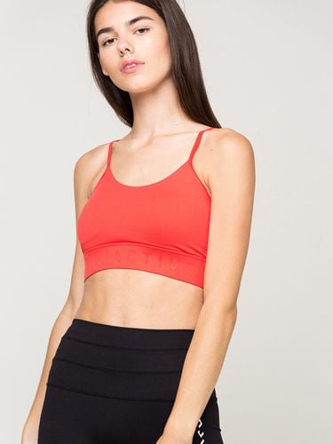 Front Logo Sports Bra_Fiesta Red - INJIACTIVE - Modalova