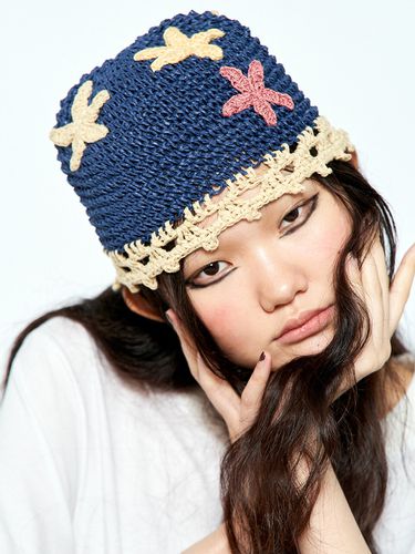 Star Star Hat_Navy - MISU A BARBE - Modalova