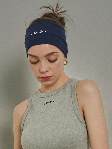 Logo Hairband_Navy - INJIACTIVE - Modalova