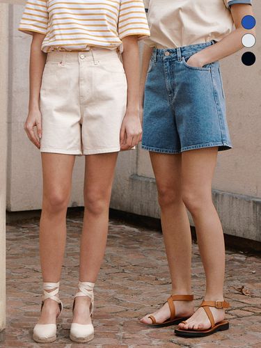 High-rise Denim Shorts_ 3 Colors - FRRW - Modalova