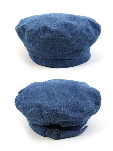 Belted Washed Beret - Denim - Universal chemistry - Modalova