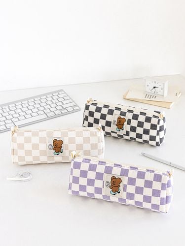 Momossi Checkerboard Pencil Case - Livework - Modalova