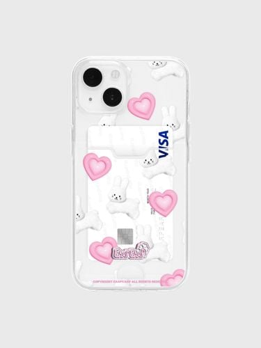 Hopping White PopoCardClear Jelly iPhone Case - EARP EARP - Modalova