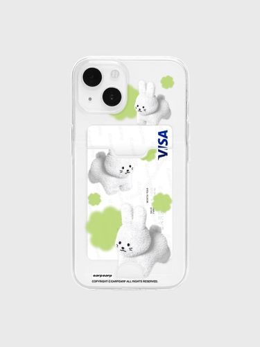 Clever White PopoCardClear Jelly iPhone Case - EARP EARP - Modalova