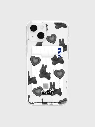 Hopping Black PopoCardClear Jelly iPhone Case - EARP EARP - Modalova