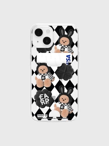 Checker Board CovyCardClear Jelly iPhone Case - EARP EARP - Modalova