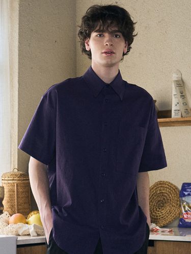 Linen Pocket Short Sleeves Shirt _ - ease - Modalova