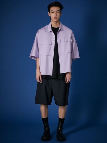 Ray Cropped Short-Sleeve Shirt _ - evener - Modalova