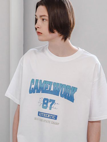 Number 87 Authentic Short Sleeve T-shirt - CAMELWORK - Modalova