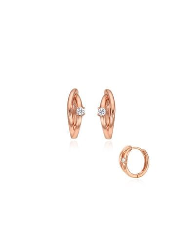 Silver One Touch Earring SC1739 - STONEHENgE - Modalova