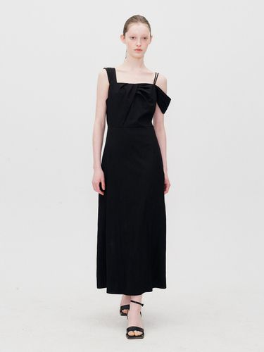 One-Shoulder Asymmetric Midi Dress - RE RHEE - Modalova